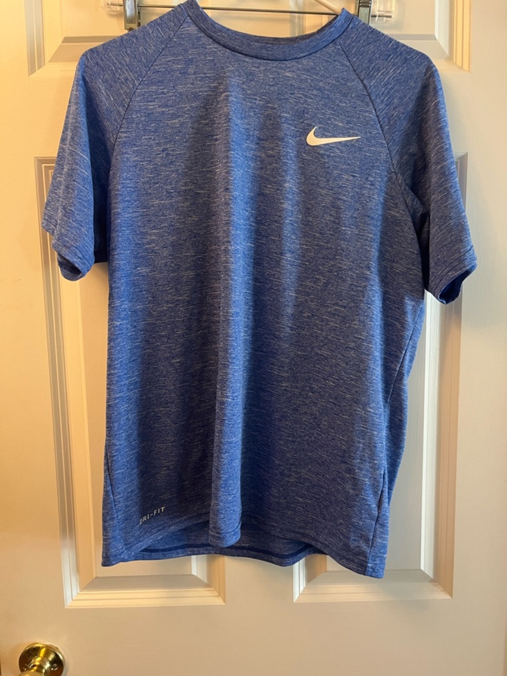 Nike Men's Heathered Royal Blue Dri-FIT Short Sleeve Tee